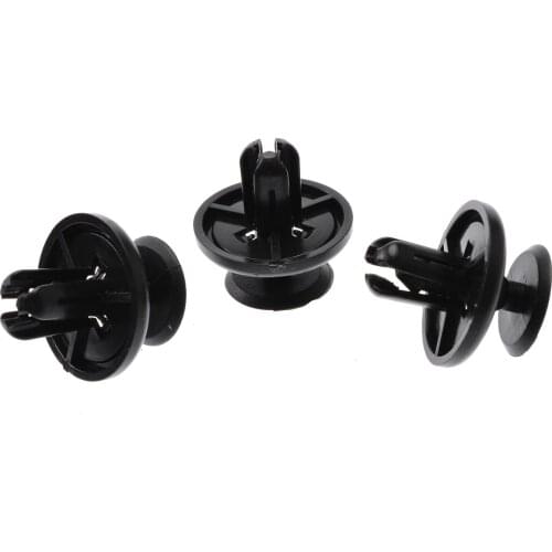 Mayitr 20pcs/set 7mm Hole Plastic Car Engine Bay Cover Shield Fastener Clips For Lexus For Toyota