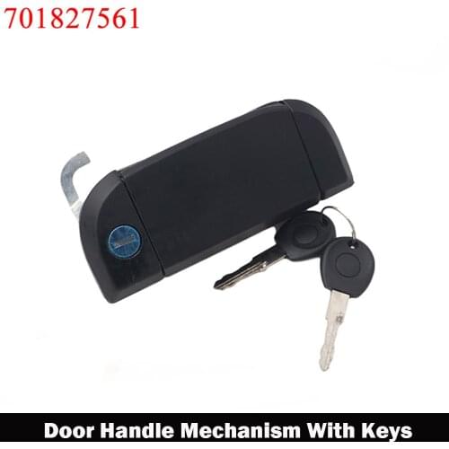 REAR OUTER DOOR HANDLE MECHANISM WITH KEYS FOR VW TRANSPORTER T4 1990-2003 701827561 701827561A 701837206