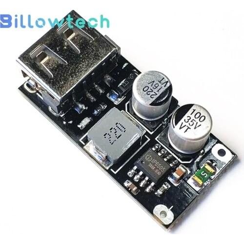 DC step-down module 12V24V to QC3.0 fast charge Single USB mobile phone charging board supports Apple Huawei FCP