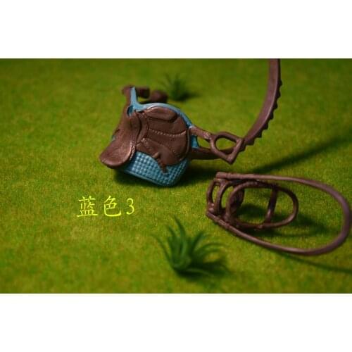 PVC figure Doll model toy horse sadle