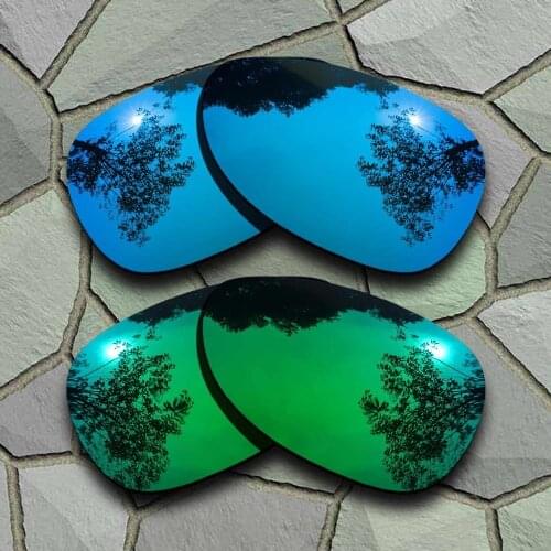 Sky Blue&Jade Green Sunglasses Polarized Replacement Lenses for Oakley Felon
