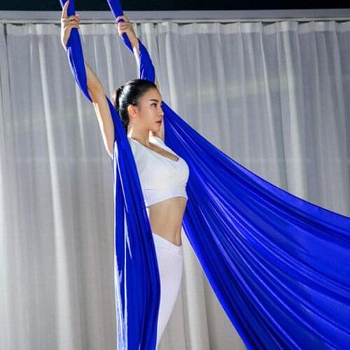 PRIOR FITNESS 20 Yards 18.3 Meters Yoga Aerial Silks Fabric Low Stretch Nylon High Strength Fly Silk Yoga fly trapeze indoor