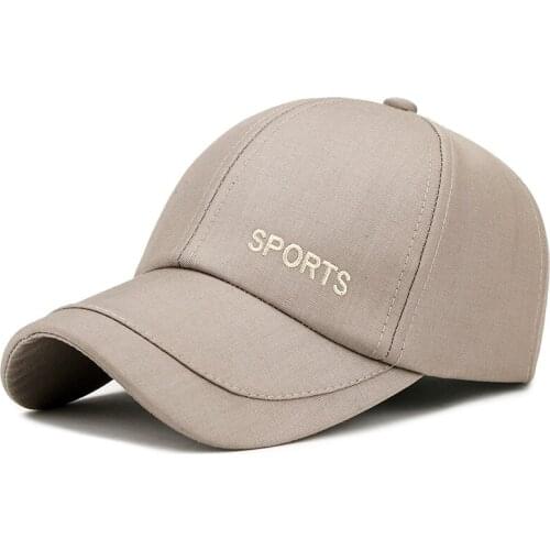 2019 Spring and summer hat, mens middle-aged casual baseball cap, fashion embroidery visor, autumn hat