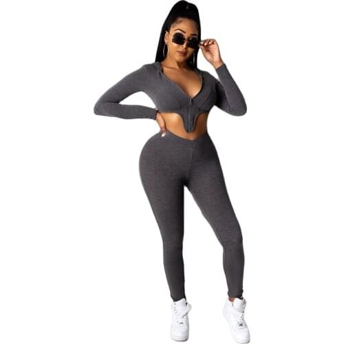 XLLAIS Good Quality Knitted Hoodies Pencil Pants Two Piece Sets Women Sexy Hooded Long Sleeve Zippers Sweatshirts Soft Clothes