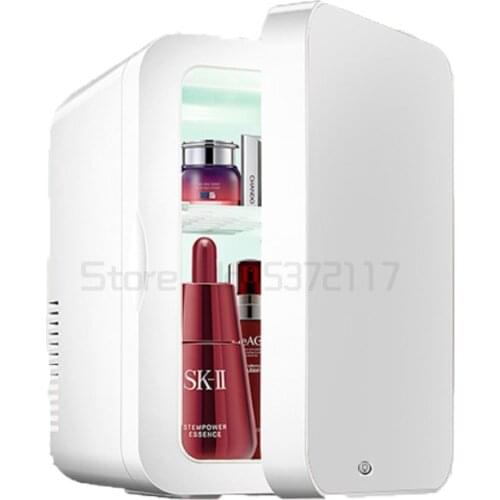8L mirror cosmetic refrigerator fruit beverage refrigerator gift household refrigerator student dormitory refrigerator