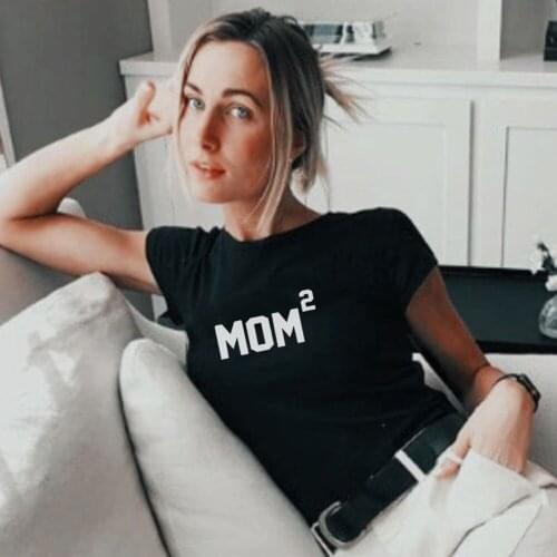 Mom Letter Print Women Short Sleeve T Shirts Harajuku Mom Life T-shirt Casual Hipster Tumblr Female Tees Tops Camisetas Mujer
