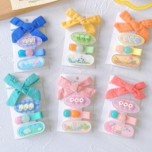 Animal Bow Hairpin Hair Clips Women Hair Pins Duckbill Clip Hair Barrette Accessories