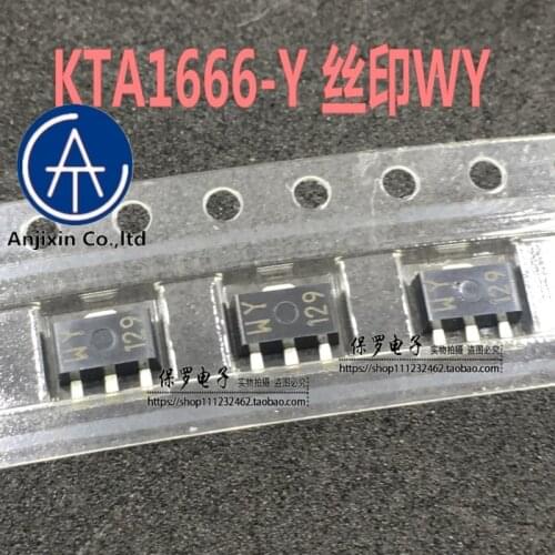 10pcs 100% orginal and new SMD transistor KTA1666-Y KTA1666 silk screen WY SOT-89 real stock