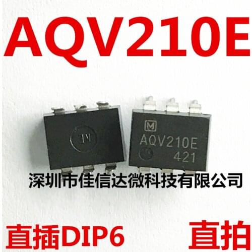 100% New Original 5pcs/lot High Quality AQV210E DIP6 AQV210EH