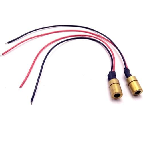 2pcs 450nm 5mw Mini Dot Pure Blue Laser Diode Module with Driver-in 3.2V 8x13mm