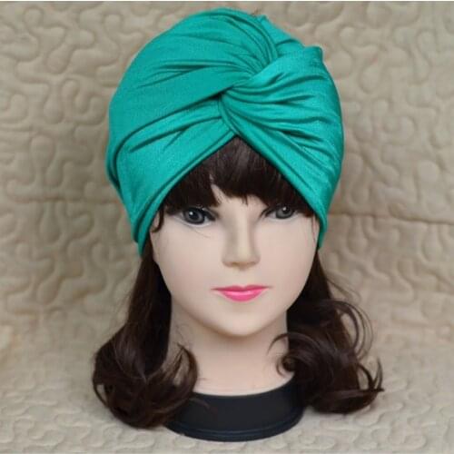 2016 New Arrival Fashion Woman Army Green Wide Headband Female Headscarf Dual Purpose Elastic Badanas India Turban