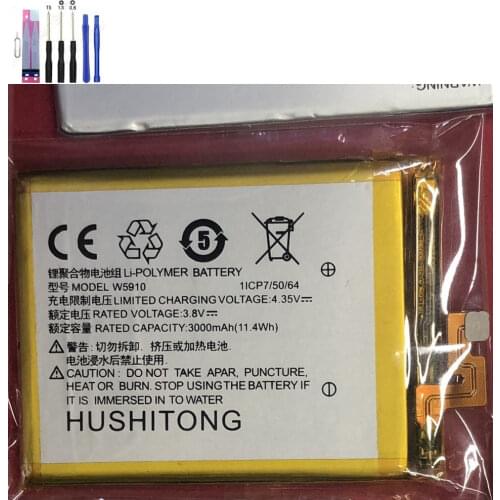 5pcs/lot 100% new 3.8V 3000mAh replacement battery For VK VEKEN W5910 SUNMI M1 Battery