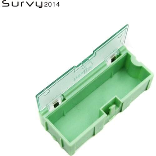 5pcs Green Mini SMD Chip Resistor Capacitor Component Box