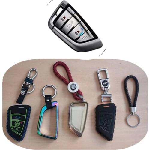 WINNER LIFE WL Car Leather Flip Key Cover key bag For BMW case wallet remote car key chain Key protection leather case