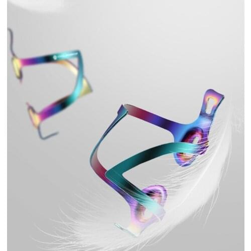 Positive Opening Colorful Bike Water Bottle Cage Strong Lightweight Aluminium Alloy Sports Cup Holder for Road Mountain Dropship