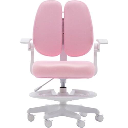 Child learning chair home correction sitting posture adjustable lifting writing chair student anti-hump backrest chair