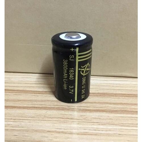 DING LI SHI JIA 8pcs 16340 Lithium Battery 3.7V Rechargeable 3800mAh Lithium Li-ion Battery CR123A Batteries for Laser Pen Cell