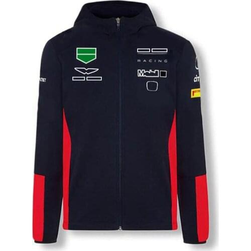 F1 Formula One Racing Hooded Sweater Team Service 2021 Racing Suit Jacket Windproof and Warm