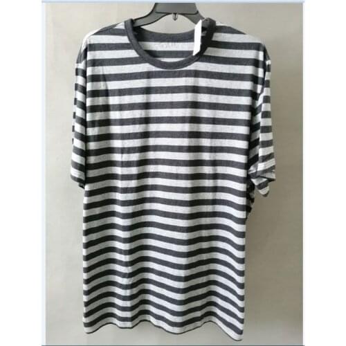 Summer large size men Cotton t-shirts short sleeve tees 8XL 9XL 12XL 14XL 15XL man Striped t shirt oversize 60 62 64 66 230KG