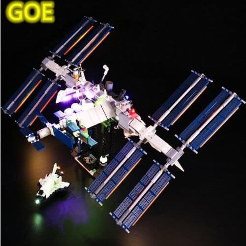 GOE LED Light Up Kit For Lego 21321 Compatile With Ideas Series International Space Station Toys(Only LED Light Included)