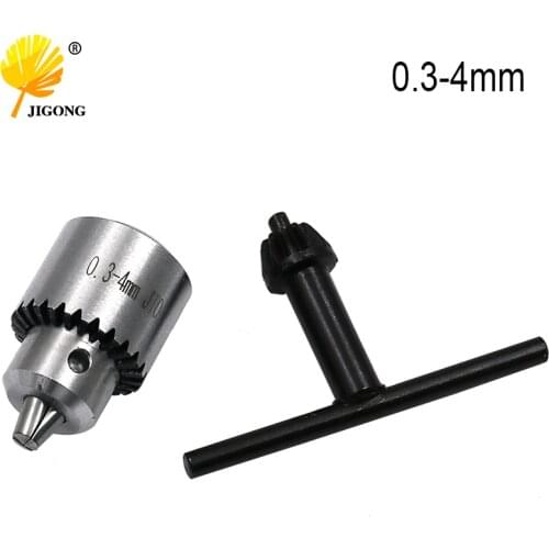 Mini Drill Chuck Key 0.3-4mm Mounted Lathe Chuck Pcb Mini Drill Press Applicable To Motor Shaft Connecting