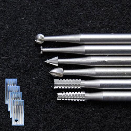 2.35MM burs Mini dremel rotary tools Steel Burs for jewelry dental wood metal teeth Abrasive Grinding Polishing burs and drill