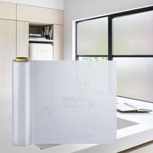 Frosted Glass Sticker Pvc Frosted Window Film Waterproof Glass Sticker Home Bedroom Bathroom Office Privacy Scrubs Frost No Glue
