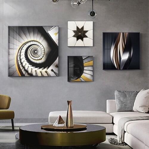 Abstract Style Space Extention Wall Pictures for Living Room Unique Modern Dissimilation Space Art Painting Canvas and Posters