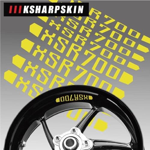 New Motorcycle Styling Wheel Tire logo creative rim inner side decals Decorative sticker suitable For YAMAHA XSR700 xsr 700