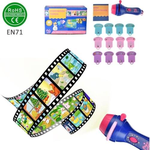 Childrens Early Education Projector Fairy Tale Machine Toy Flashlight Baby Puzzle Learning Animation Toy Birthday Gift
