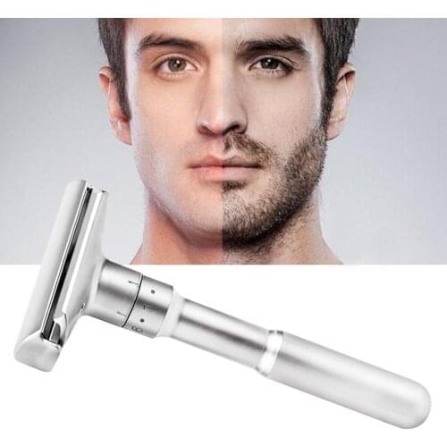 Mingshi Adjustable Safety Razor and Base for Man Shaving Razor Classic Safety Razor ming shi 2000s can choose Base and Razor