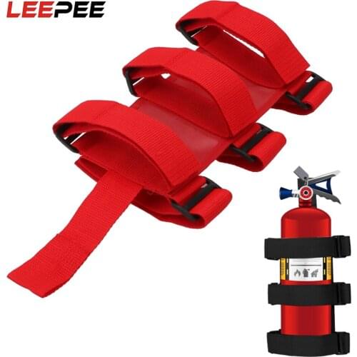 Adjustable Car Fire Extinguisher Mount Strap Car Roll Bar Fire Extinguisher Holder Fixed Sundry for Jeep Wrangler TJ JK JL 97-18