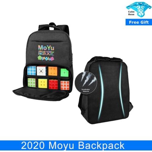 2020 Moyu Backpack Balck Professional bag For Black Cube Backpack 2x2 3x3x3 4x4 5x5 6x6 7x7 8x8 9x9 10x10 ALL Layer Toys