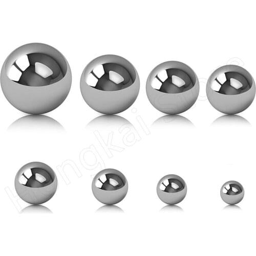 5PCS 304 Stainless Steel Ball Dia 11mm~40mm High Precision Bearing Balls Solid Round Ball Smooth Ball