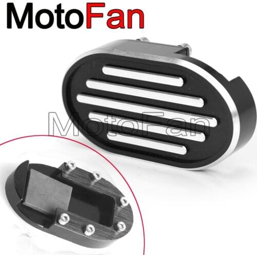 Motorcycle Brake Pedal Pad Replacement Foot Peg Cover for Harley Sportster Custom Rod 10th Anniversary Dyna Wide Glide