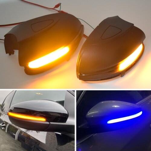 For Volkswagen VW Golf 6 MK6 GTI 6 R line VI R20 Touran LED Dynamic Blinker Side Mirror Sequential Indicator Turn Signal Light
