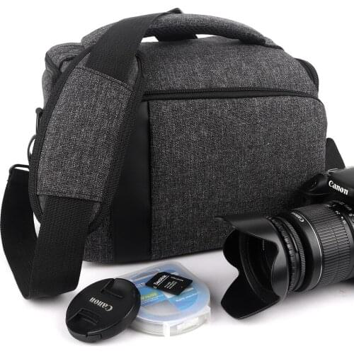 Waterproof DSLR Camera Bag Shoulder Lens Bag For Canon 1500D 1300D 200D 1200D 4000D 100D 77D 760D 750D 700D 650D 600D Photo Case