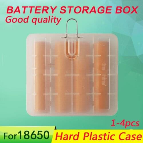 4 x 18650 holder Good quality Hard Plastic Case Holder Battery Storage Box For 1-4pcs 18650 Battery Case container holder