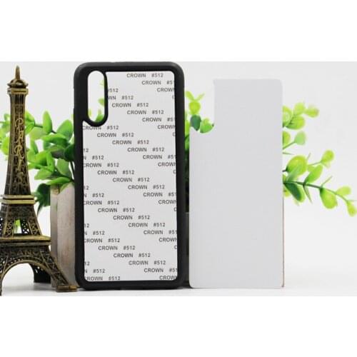 Wtsfwf DIY 2D Sublimation rubber TPU+PC Blank Case for Huawei P20 Aluminum Inserts and glue