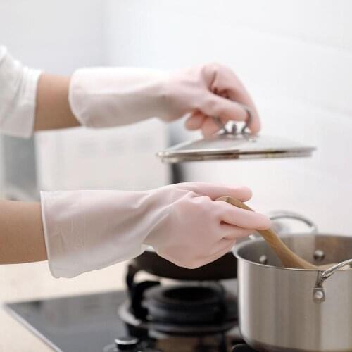 1 Pair Kitchen Dish Wash Gloves Housework Handguard Cleaning Gloves Cleaning Tools