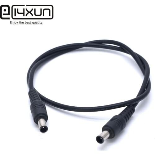 1pcs DC Power Plug Connector 6.0x4.4mm Male To 6.0x4.4mm Male CCTV Adapter Connector Cable Power Extension Cords