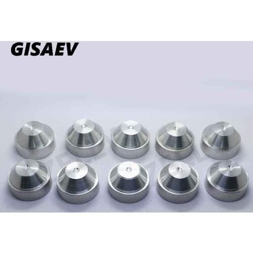 10PCs Aluminum Cone Cups Center Marked Machined in 60 Degree FOR Billet Style NAPA 4003 Filter with 1.750" ID Low Profile, CN/US