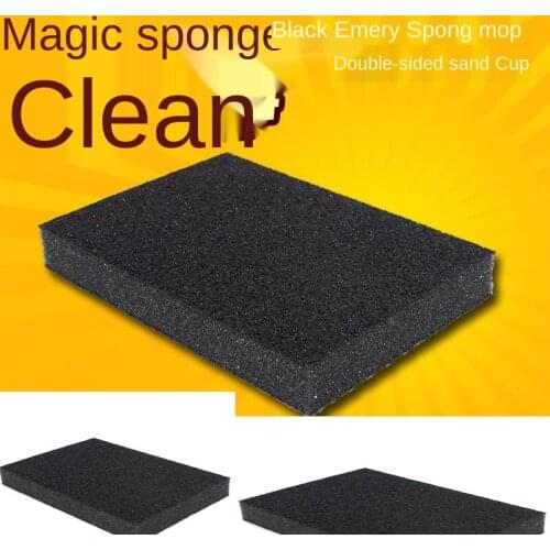20 Pieces Magic Sponge Wipe Remove Rust Sponge Block Black Emery Nano Sponge Wipe Brush Cups Pot Wipe