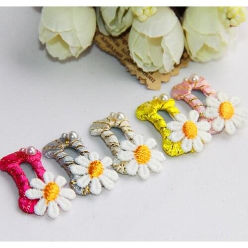 20pcs New Pet BB Clip Dog 2.5 cm Handmade Bone Florets Hairpin Teddy Mni Fluorescent series Hairpin Pet Accessories