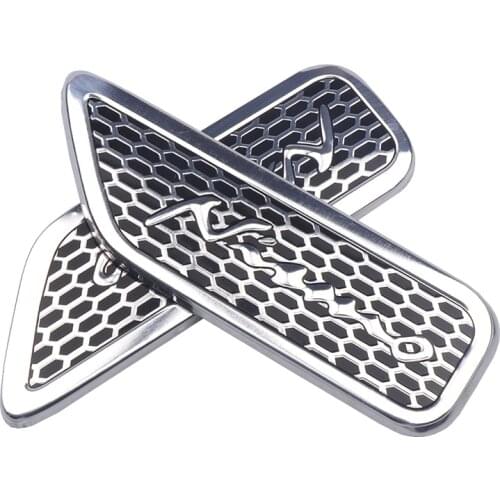 3D Aluminum alloy NISMO Badge Emblem Decal Fender Side Sticker For Nissan Skyline Juke Tiida Teana X-trail Car styling