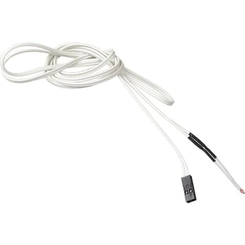 5pcs/lot 1 meter 100K ohm NTC 3950 Thermistors 1% with 2.54mm dupont head 200 degree for 3D Printer Mend B3950 100K