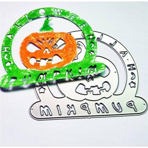 9x8cm Halloween pumpkin die Cutting dies metal crafts paper die-cutting /DIY embossing Easter Halloween Scrapbooking