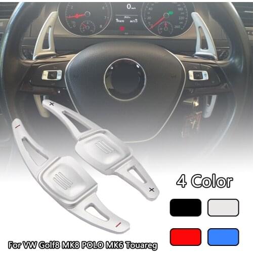 Car Accessories Aluminum Steering Wheel Paddle Extend DSG Direct Shift Paddle Extension For VW Golf8 MK8 POLO MK6 Touareg