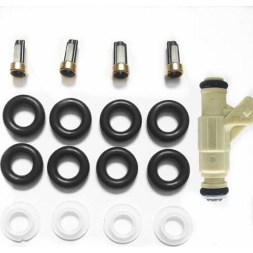 Free Shipping 4sets Fuel Injector Repair Kits For Ford Escort 2.0L Parts #0280155705 For Mercury Tracer 2.0L Service Kits
