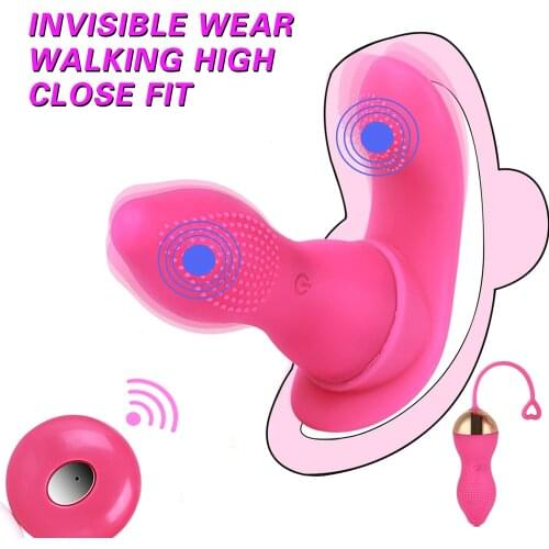 Wireless Remote Bullet Vibrator Sex Toys Wearable Bullet Vbrating Anal Plug Adult Product For Women Kegel Ball Dildo Vibrator